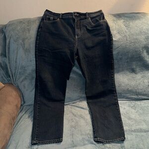 Gloria Vanderbilt dark wash Amanda stretchy bootcut jeans size 12 short